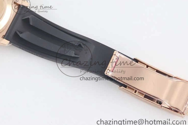 0117 Daytona 116515 RG TWF 1:1 Best Edition 904L Steel Black RG Dial on Oysterflex Strap A Popular 2415